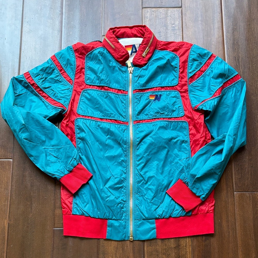 Aviator Nation Racer Jacker Windbreaker S